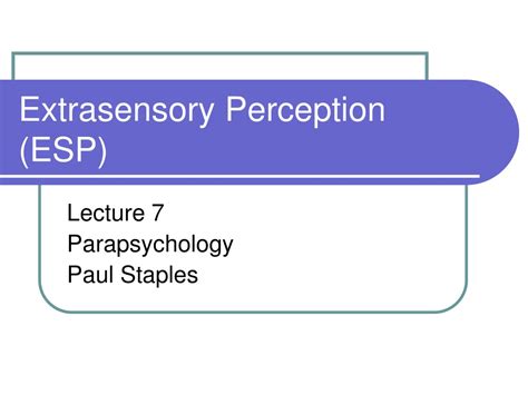 ppt extrasensory perception esp powerpoint presentation free download id 9618764