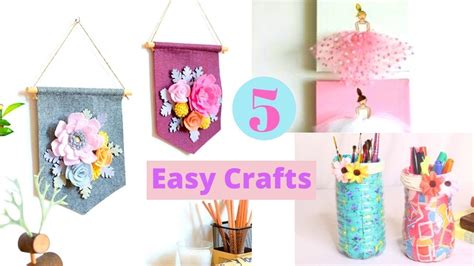 5 Easy Crafts For Home Decoration Diy Easy Craft Ideas Once You Try
