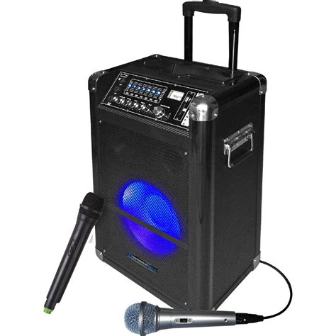 All portable pa systems behringer chiayo chiayo batteries db technologies denon indesign installation speakers just in ld systems lectern megaphones mipro pa packages parallel audio portable pa system portable pa system accessories portable pa systems powered speakers. Technical Pro WASP1250LBT 12" Portable PA WASP1250LBT B&H