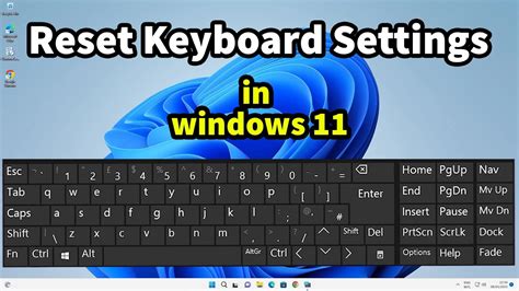 How To Reset Keyboard Settings To Default In Windows 11 Pc Or Laptop