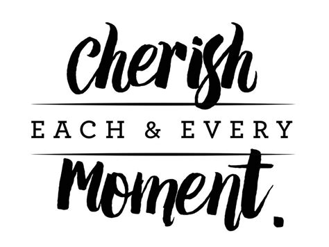 Cherish Moments Quote Wall Decal Etsy