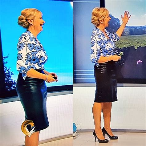 Pin By Sian Williams On Cougars Carol Kirkwood Gorgeous Leather Female News Anchors