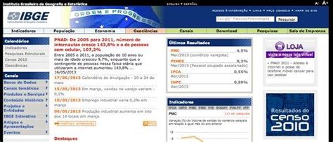 Ibge (countable and uncountable, plural ibges). www.IBGE.Gov.Br - IBGE Instituto Brasileiro Geografia