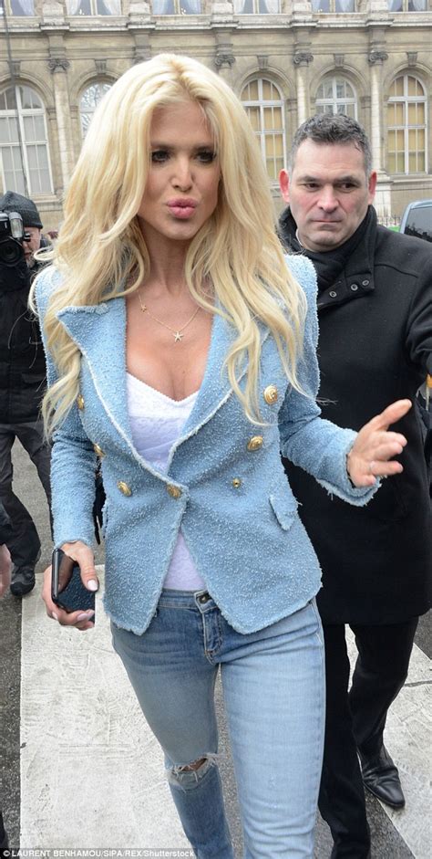 Victoria Silvstedt Flaunts Her Youthful Figure At Paris Fashion Week