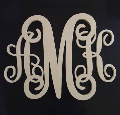 Personalized Wedding Monogram Wedding Initial Monogram