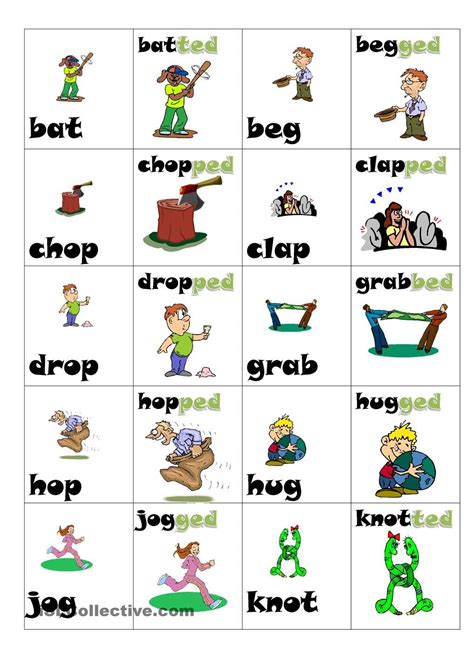 Simple Past Tense Playing Cards Simple Past Tense Past Tense Verbs Activities