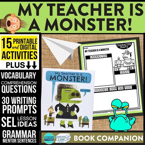 My Teacher Is A Monster Activities And Lesson Plans For 2024 Teaching