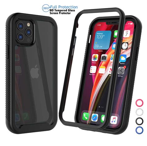 Iphone 12 Pro Case Phone Case For 2020 Iphone 12 Pro Njjex Hard Plastic Full Body Rugged