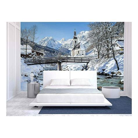 Wall26 Panoramic View Of Scenic Winter Landscape In The Bavarian Alps