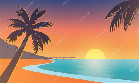 Beach Clip Art Sunset Beach Clipart Sunset Beach Sunset Clip Art