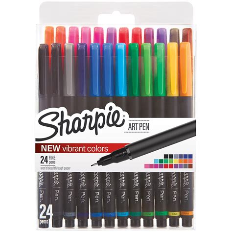 Art Supplies Fine Point Sharpie Art Pens Assorted Colors 16 Count NEW
