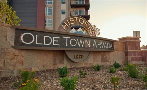 Olde Town Arvada Monument Signs Aura