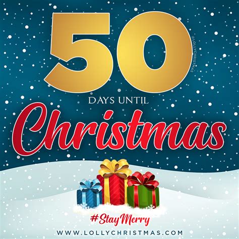 50 Days Until Christmas