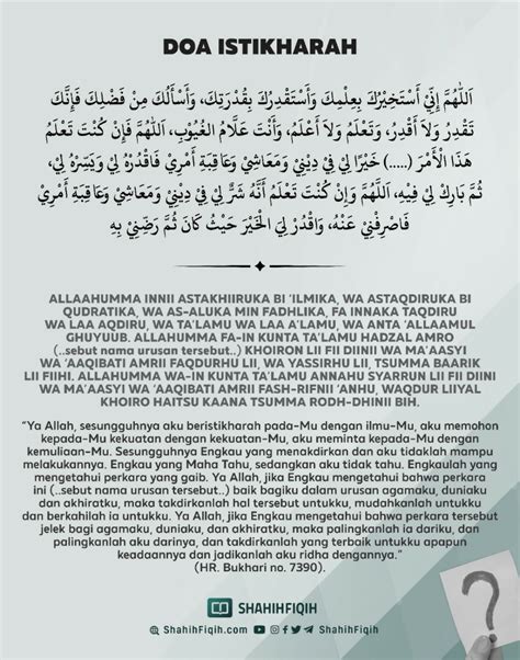 Doa istikharah terbaru gratis dan mudah dinikmati. Doa Istikharah