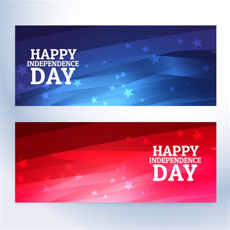 Happy Independence Day Banners Download Free Vector Art Stock Graphics And Images