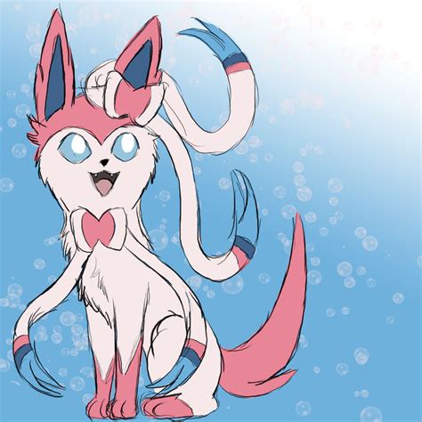 Sylveon Sketch By Whiterstar On Deviantart