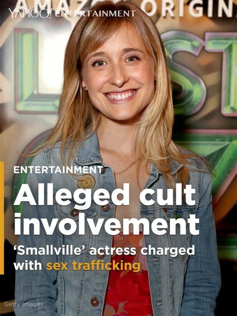 Smallville Actress Allison Mack Arrested Charged For Alleged Role In