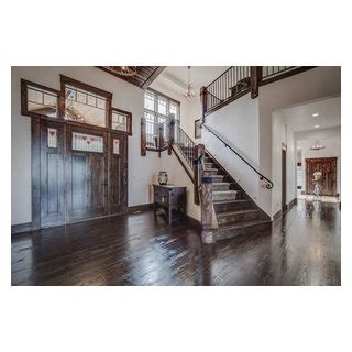 Brewer Custom Home Rustic Staircase Seattle By Creekside