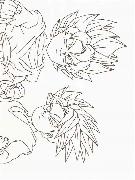 Goten Super Saiyan Coloring Pages