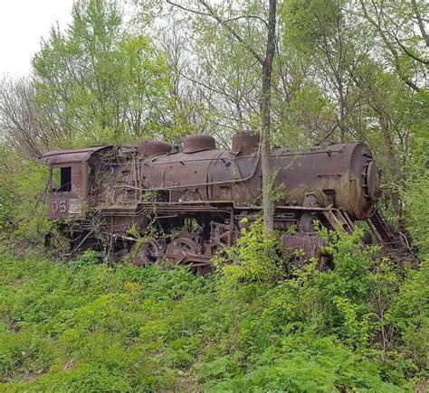 Old Steam Locomotive Abandone In The Woods Abandoned Photography