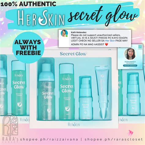Herskin Secret Glow Maintenance Set By Kath Melendez Kathrye Her Skin