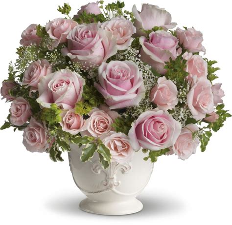 Telefloras Parisian Pinks With Roses Pink Flower Arrangements