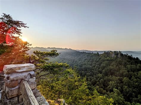 September Sunrise At Chimney Top Rock — Kentucky Hiker Project