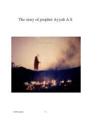 The Story Of Prophet Ayyub A S Pdf The Story Of Prophet Ayyub A S N