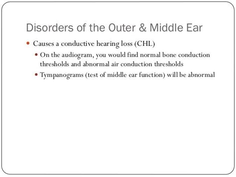 Hearing Disorders Review