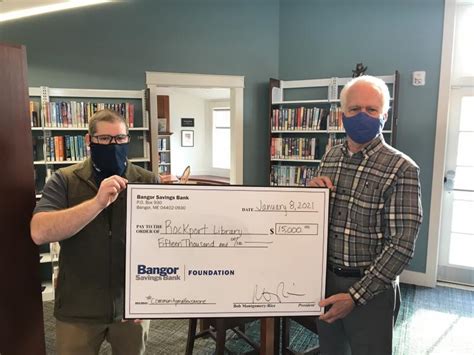 Rockport Library Receives 15000 Donation Penbay Pilot