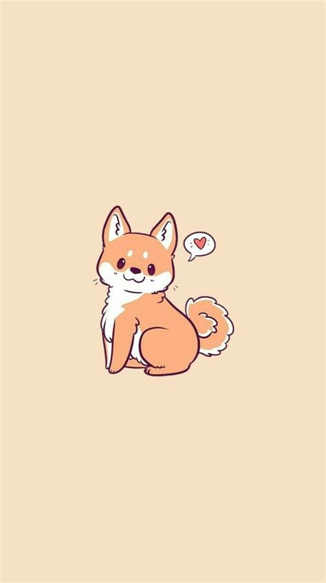 23 Blissful Kawaii Cute Dog Wallpaper Cartoon