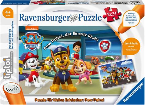 Ravensburger Puzzle Tiptoi® Puzzle Für Kleine Entdecker Paw Patrol