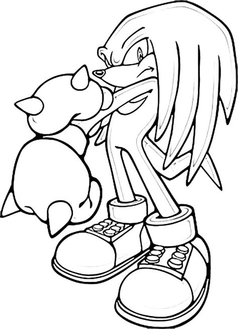 Sonic cream coloring pages rose coloring pages hedgehog colors. Sonic Knuckles Punch Break Coloring Pages - Download ...