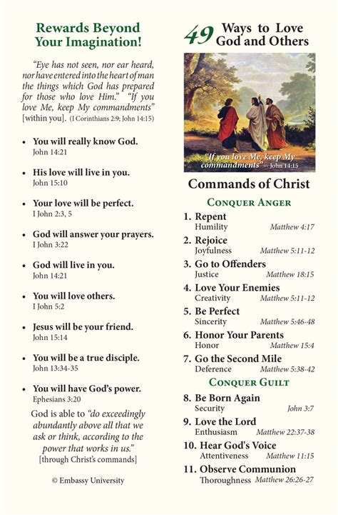 Resource 49 Ways To Love God And Others
