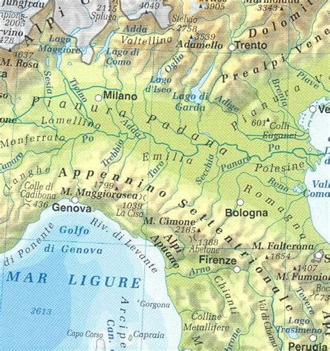 Cartina Laghi In Italia
