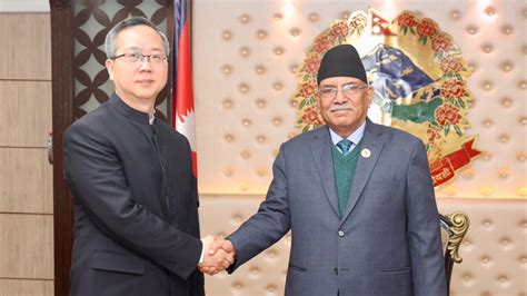 China’s Concern In Nepal’s Presidential Election Ambassador Song Meets Pm Dahal