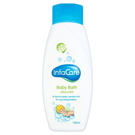 They are the perfect size for lying on top of baby's chest to make them feel comforted in the water. Infacare Baby Bath | Ocado