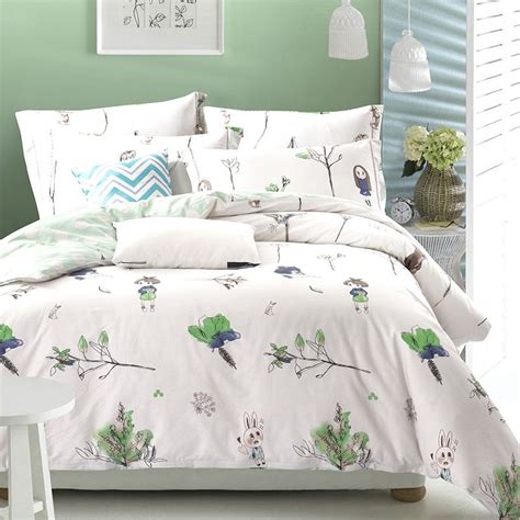 Our rabbit bedding and litter is soft and super absorbent. Cute Rabbit and Girls Bedding Set Cotton Print Fabric ...