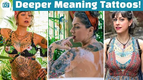 Danielle Colby Tattoo And Their Shocking Meaning Revealed Youtube