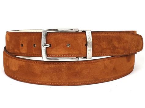 Justin men's flying high flag buckle leather belt, brown. PAUL PARKMAN Men's Tobacco Suede Belt (ID#B06-TABA) (com ...