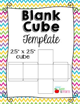 These templates will give you an opportunity of getting all the best features with complete creativity freedom. Blank Cube Template - Editable by Live Love and Teach | TpT