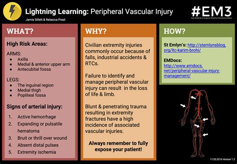 Lightning Learning Peripheral Vascular Injury — Em3