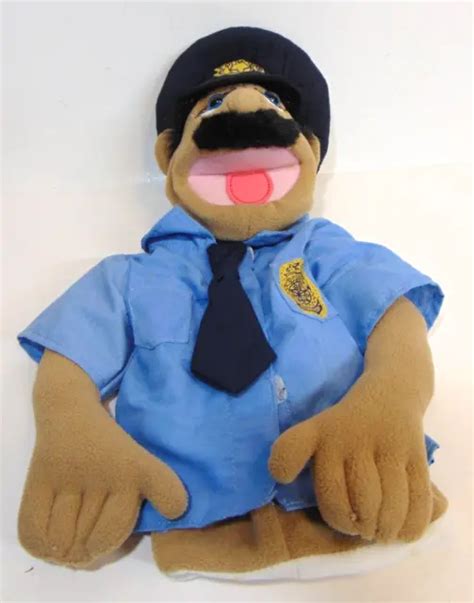 Melissa And Doug Police Officer Cop Hand Puppet Educational Jeffy Sml