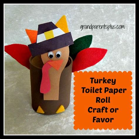 Turkey Toilet Paper Roll Craft Or Favor
