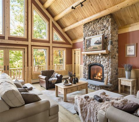 Interior Wall Options Open Up Design Horizons Katahdin Cedar Log Homes