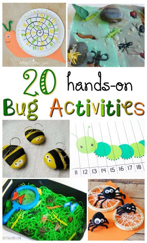 These bug activities for preschoolers are great. Hands-On Bug Activities for Kids | Bug activities, Insect ...