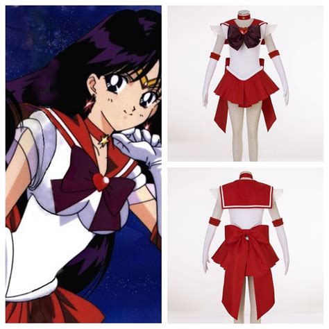 Supers Sailor Moon Anime Cosplay Hino Rei Sailor Mars Cosplay Halloween