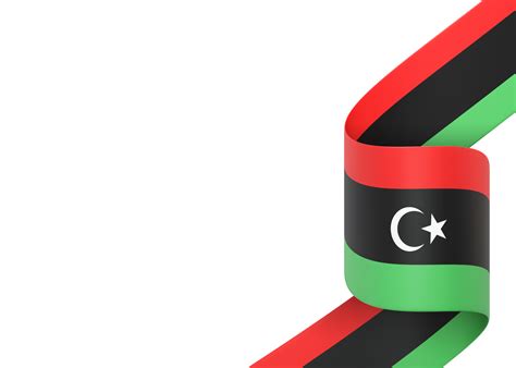 Libya Flag Design National Independence Day Banner Element Transparent