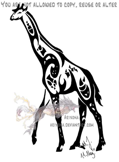 Tribal Giraffe By Arixona On Deviantart