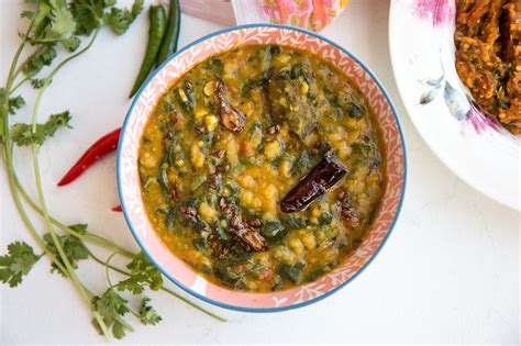 Dhaba Style Dal Palak Recipe By Archanas Kitchen